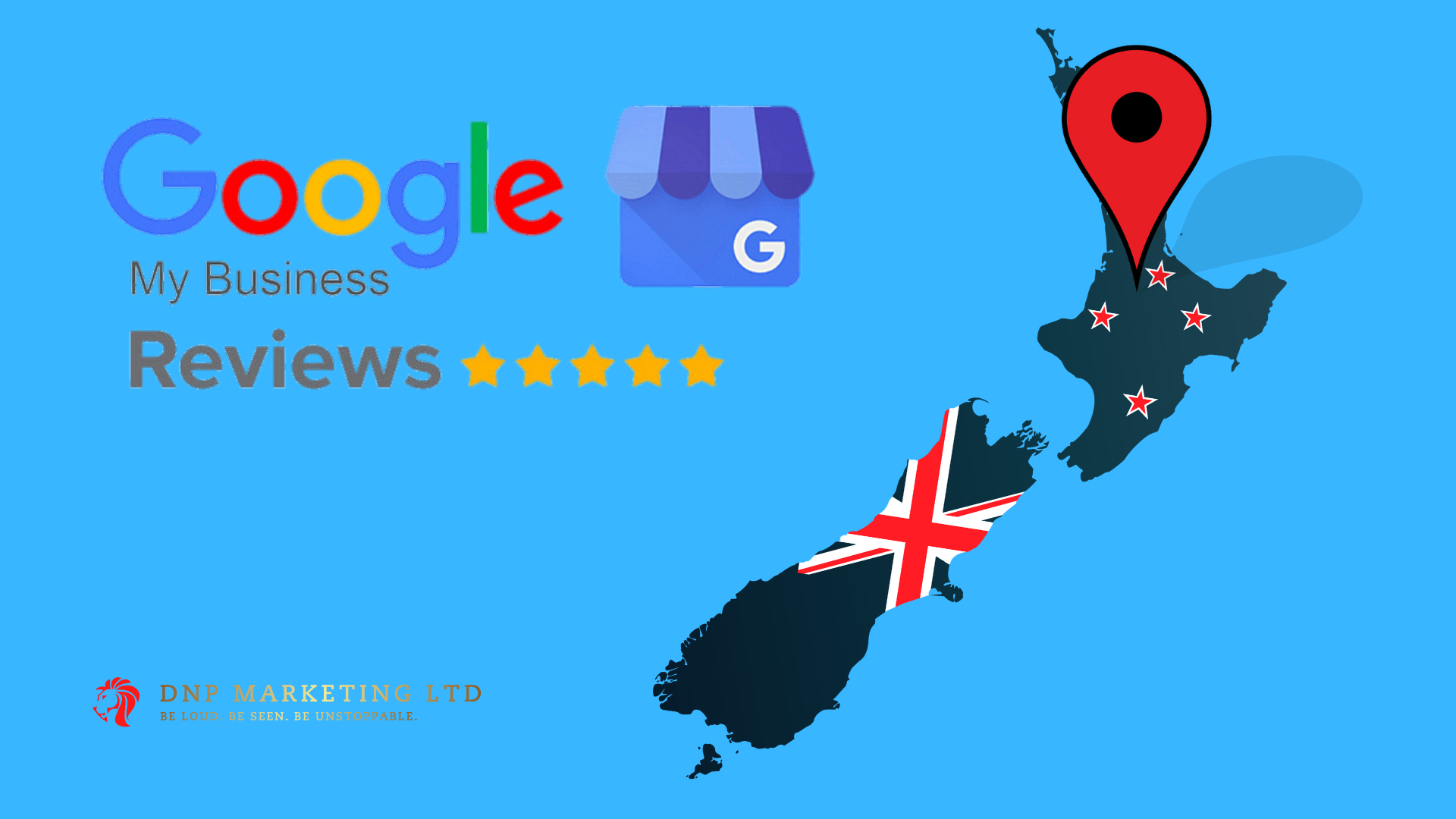 Google Business Profile interface showing local business listings for Waikato region SMEs with customer reviews, photos, and local SEO optimization features for New Zealand small businesses